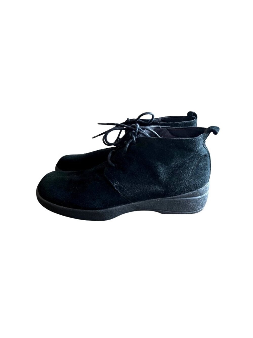 Keds Relax Women's 8 Black Suede Leather Chukka Ankle Boots Used